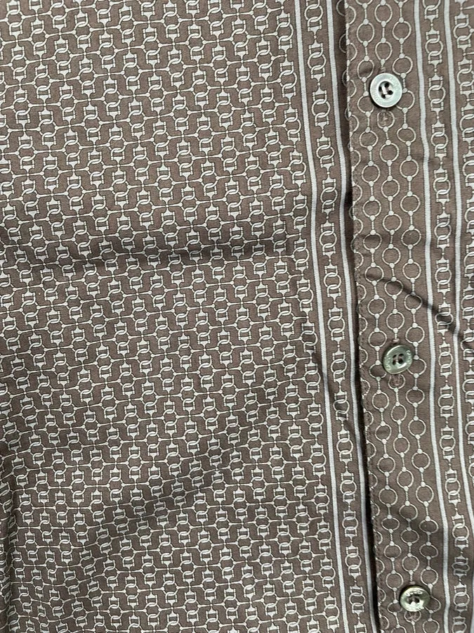 SS2011 Gucci Brown Chain Link Shirt by Frida Giannini yyyzQvQ 6