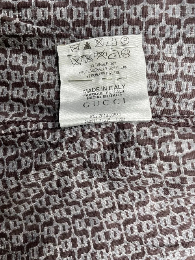 SS2011 Gucci Brown Chain Link Shirt by Frida Giannini yyyzQvQ 9