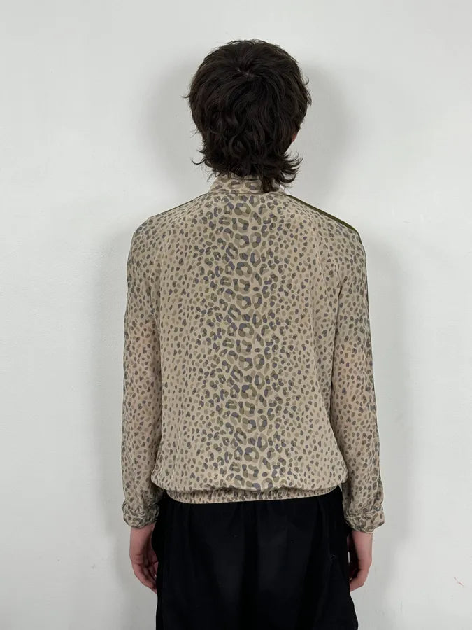 SS2011 Gucci Leopard Camo White Silk Jacket VUcBvbZ 2