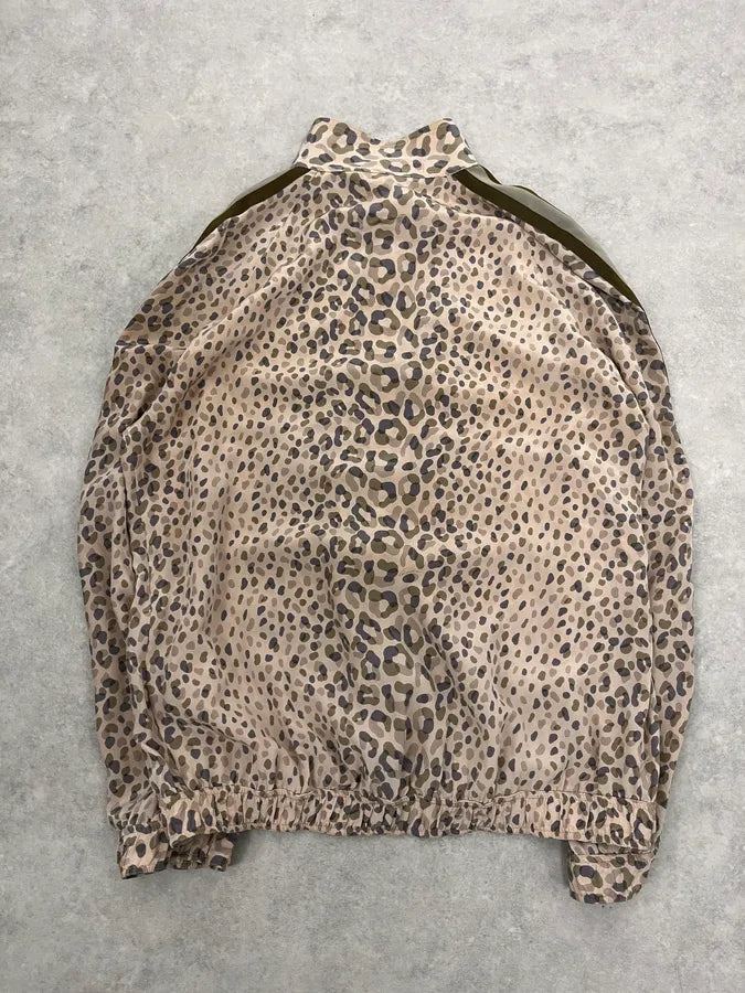 SS2011 Gucci Leopard Camo White Silk Jacket VUcBvbZ 6