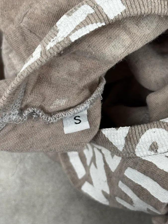 SS2011 Maison Margiela Beige Poeme V Neck T-Shirt eXendFd 9