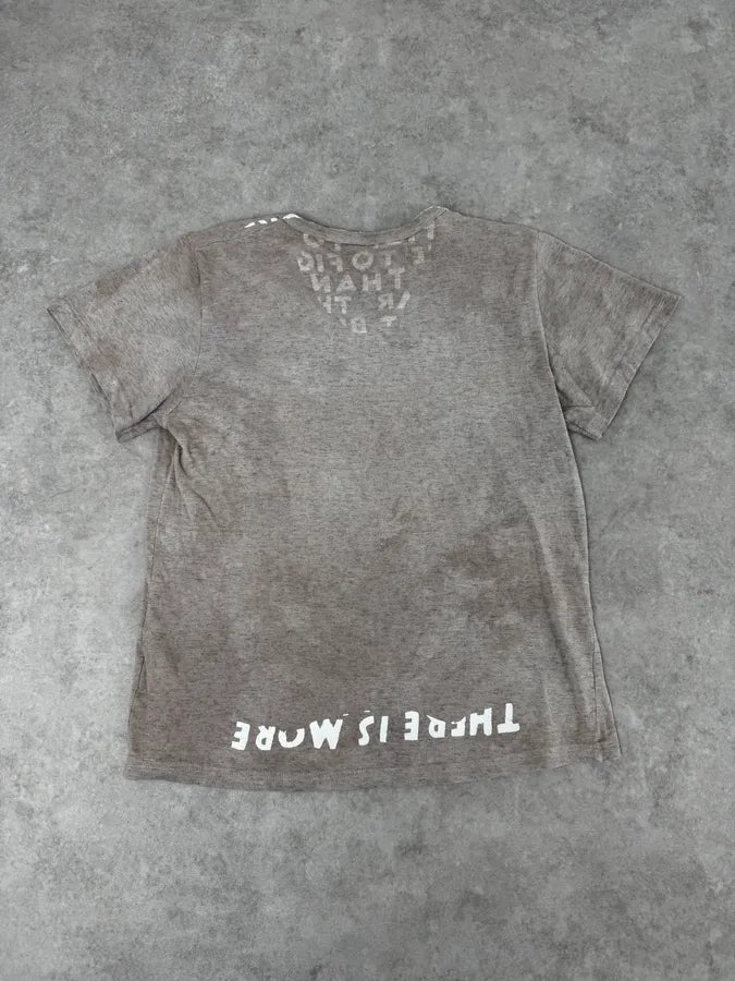 SS2011 Maison Margiela Beige Poeme V Neck T-Shirt eXendFd 3