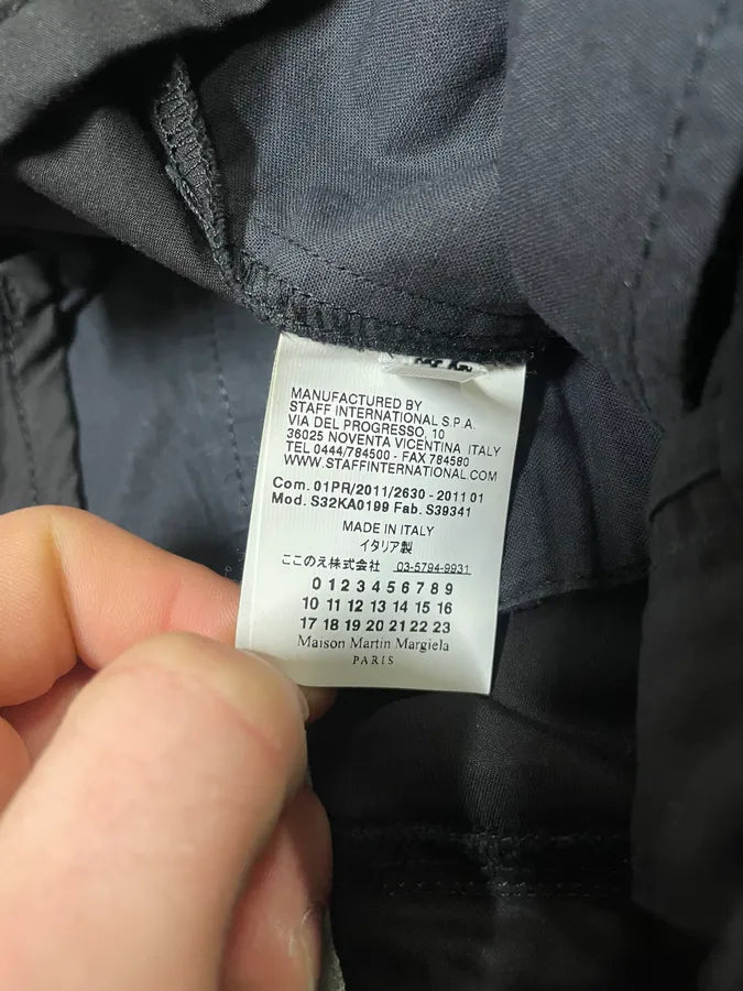 SS2011 Maison Margiela Black Large Relaxed Pants (S) nhwiWia 10