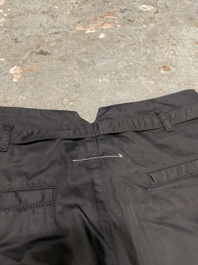 SS2011 Maison Margiela Black Large Relaxed Pants (S) nhwiWia 7