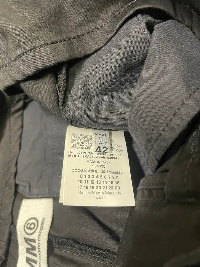 SS2011 Maison Margiela Black Large Relaxed Pants (S) nhwiWia 9