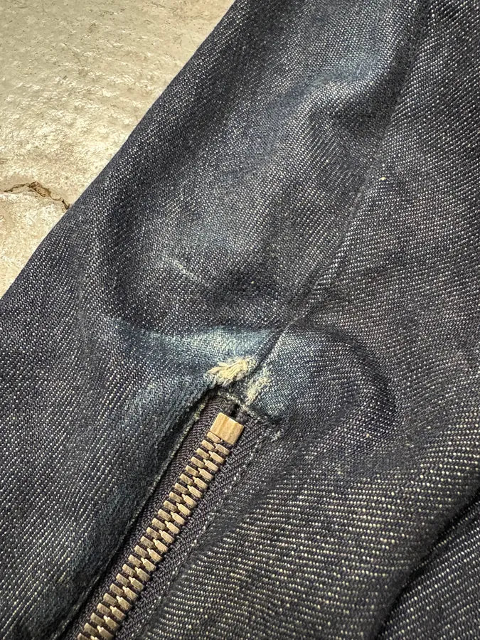 SS2011 Maison Margiela Blue 5 Zip Denim Jacket (M) vBGOpfO 6