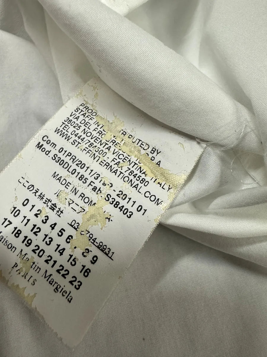 SS2011 Maison Margiela White Signature Shirt (M/L) RBHsJbE 6