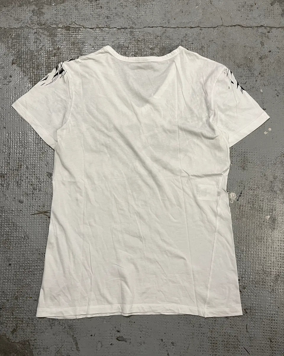SS2011 McQueen White Eagle Bird T-Shirt olWTTAS 6