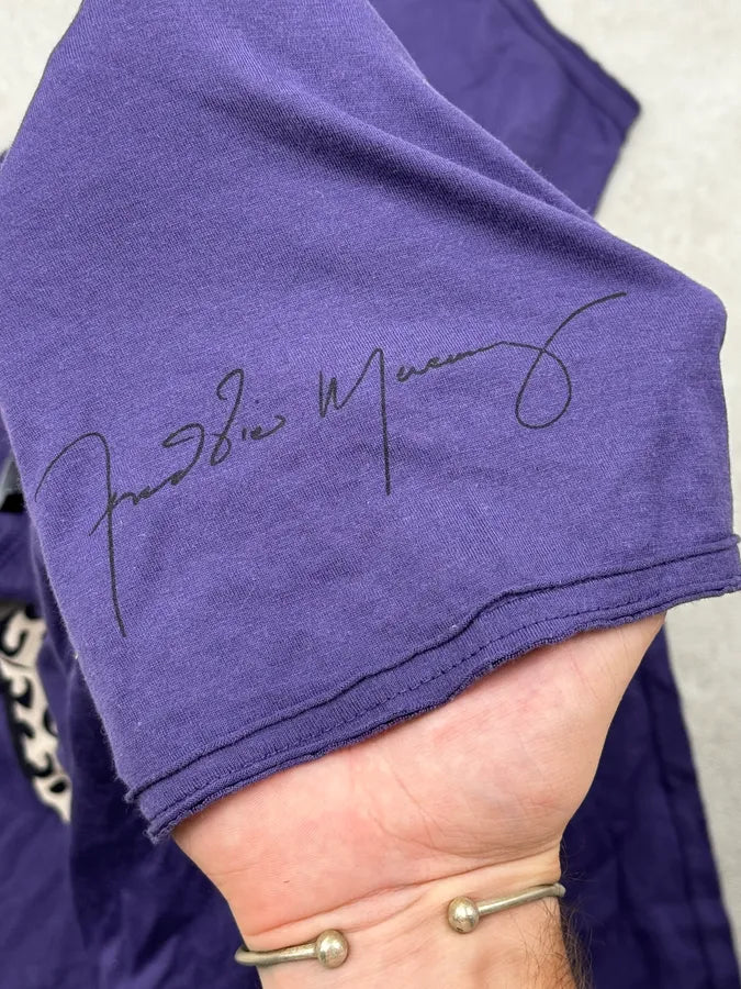SS2011 Dolce & Gabbana Purple Freddie Mercury T-Shirt iNcQKFi 8