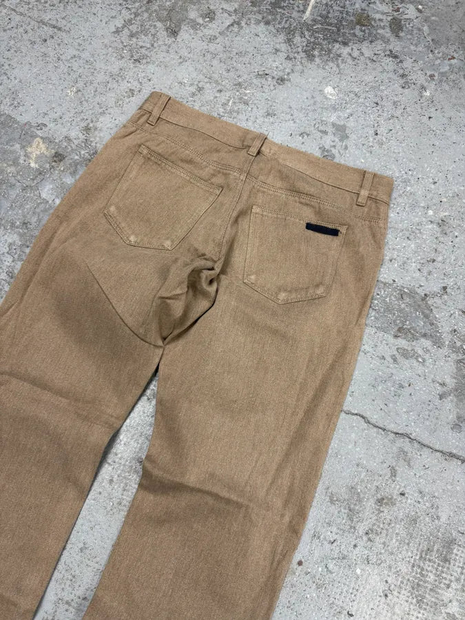 SS2011 Prada Beige Cozy Pants yZqXmdX 6