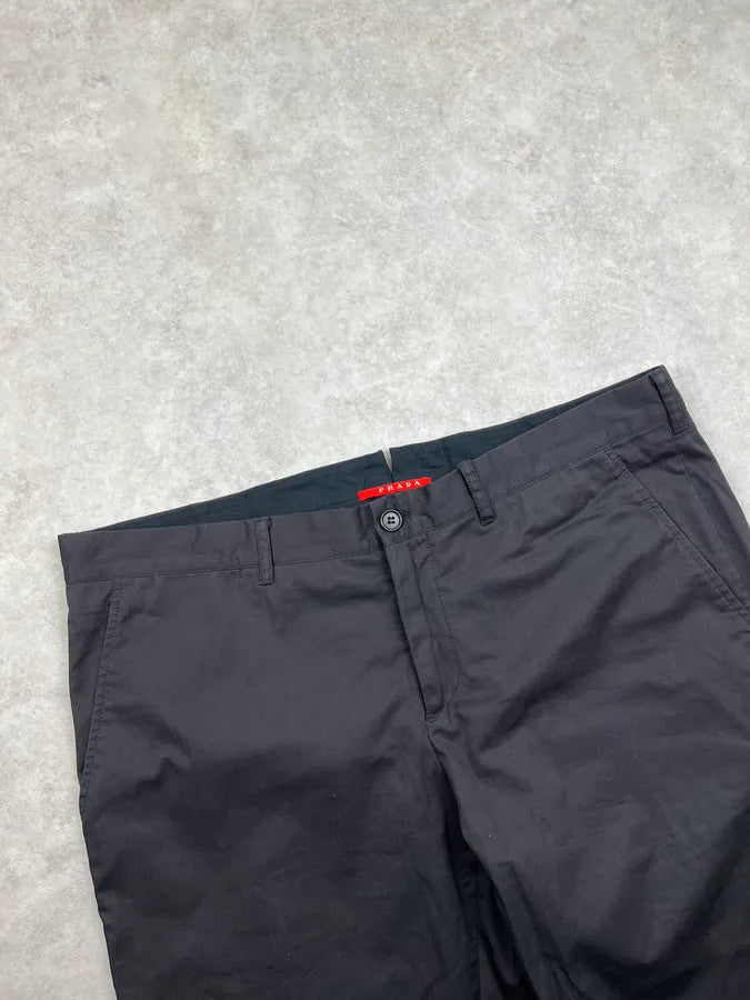 SS2011 Prada Black Classy Straight Pants URqLkhF 5
