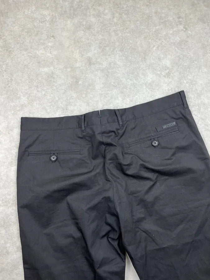 SS2011 Prada Black Classy Straight Pants URqLkhF 7