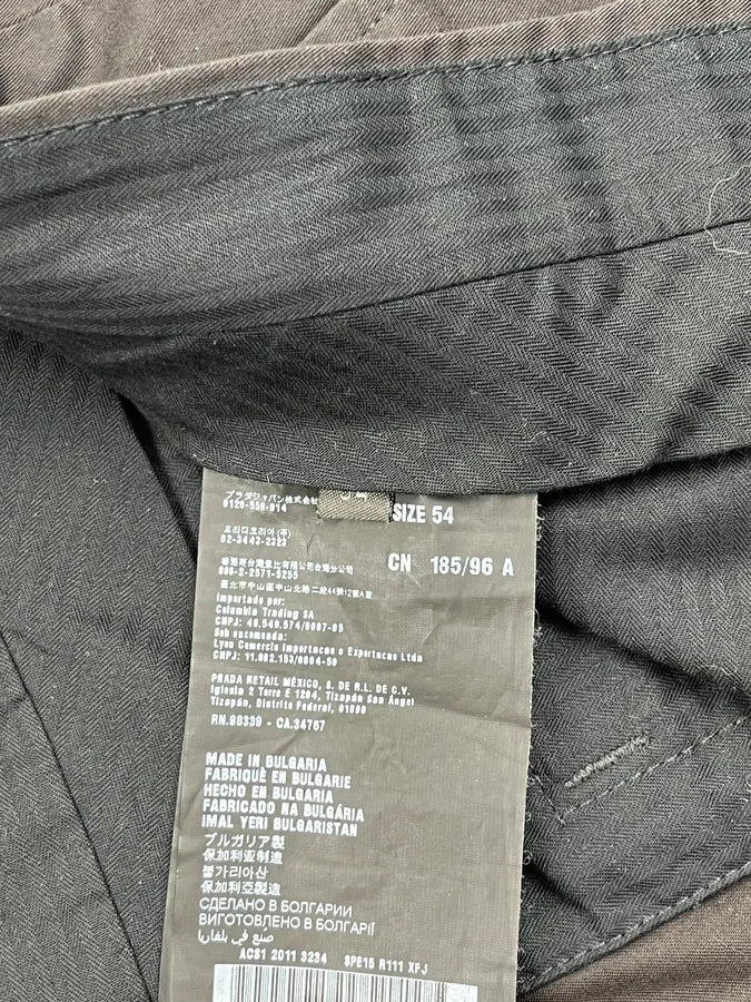 SS2011 Prada Black Classy Straight Pants URqLkhF 11