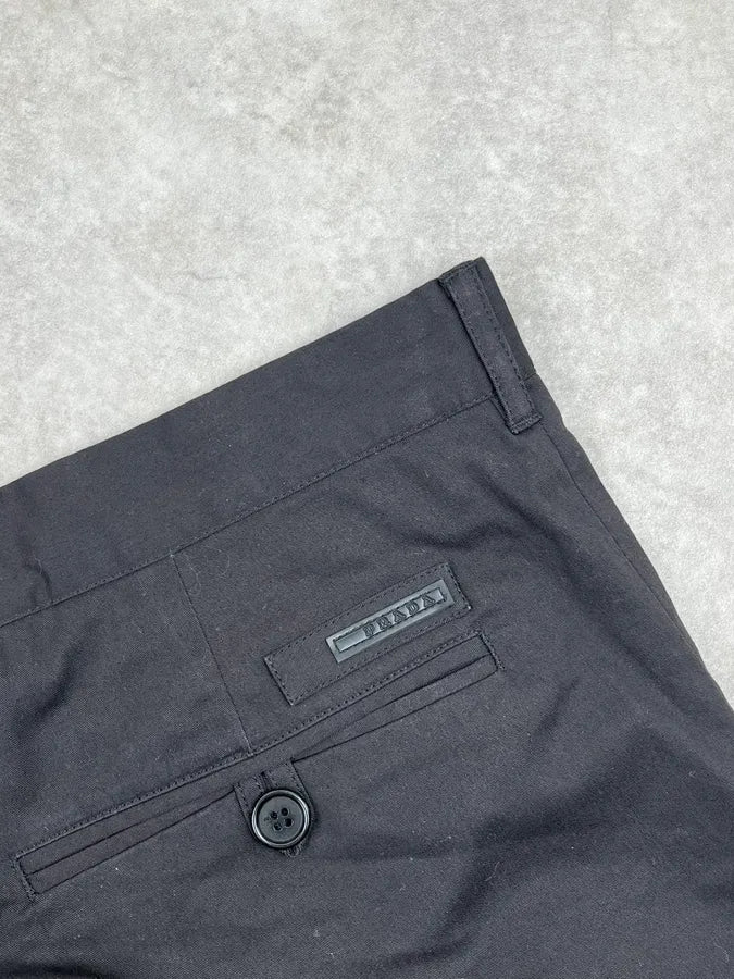 SS2011 Prada Black Classy Straight Pants URqLkhF 10