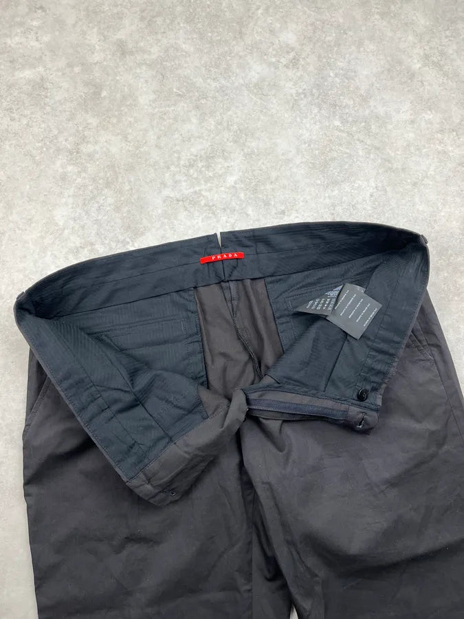 SS2011 Prada Black Classy Straight Pants URqLkhF 8