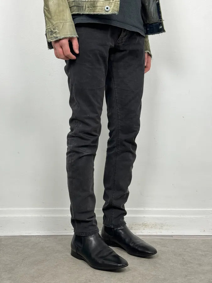 SS2011 Prada Black Slim Denim Jeans mXiHqhh 2