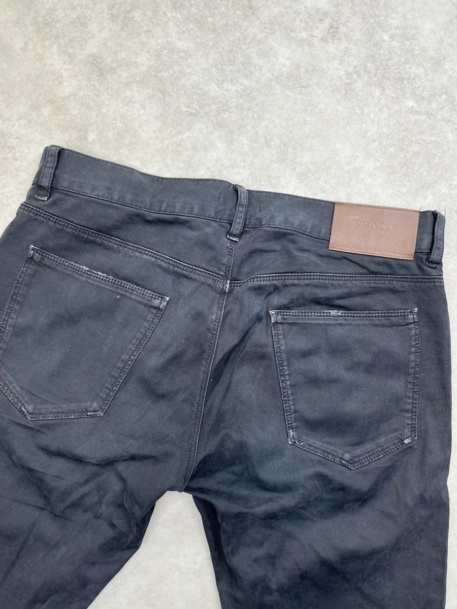 SS2011 Prada Black Slim Pants KGiGuWN 6