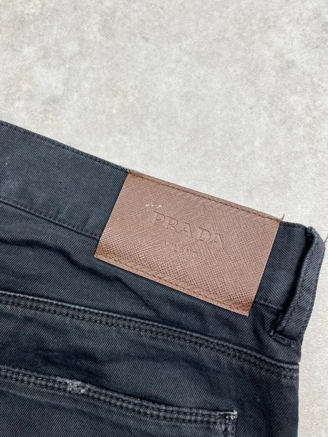 SS2011 Prada Black Slim Pants KGiGuWN 8