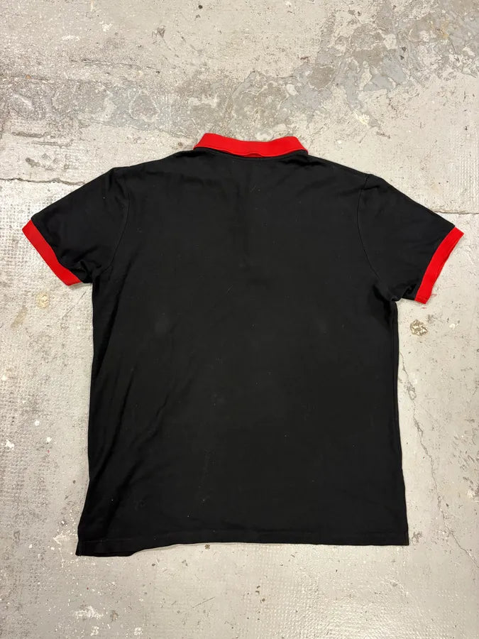 SS2011 Prada Devil Red & Black Signature Polo Shirt (S/M) vVLFcgj 5