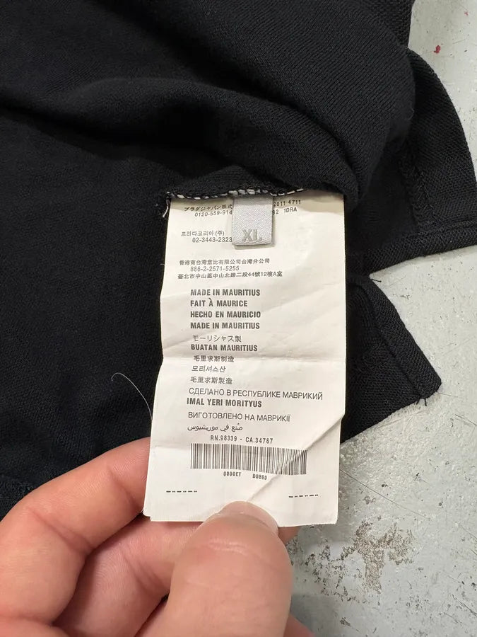 SS2011 Prada Devil Red & Black Signature Polo Shirt (S/M) vVLFcgj 7