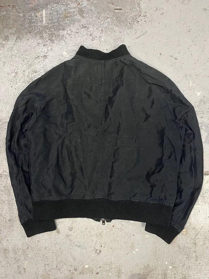 SS2012 Acne Faded Black Linen Bomber Jacket (L) vCBFVsg 3