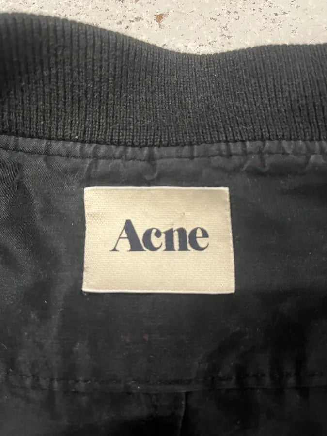 SS2012 Acne Faded Black Linen Bomber Jacket (L) vCBFVsg 7
