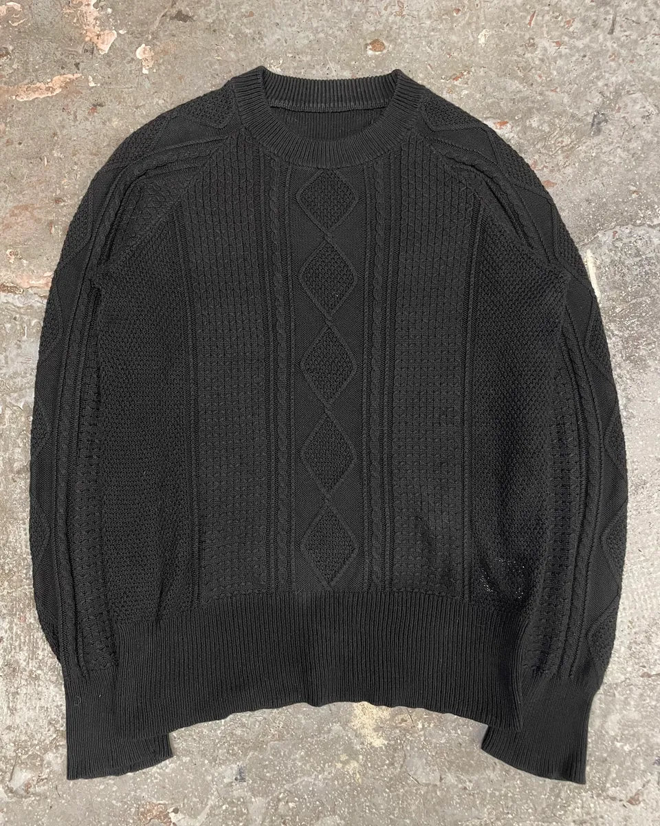 SS2012 Acne Studios Black Mozaic Sweater GpLZJVd 0