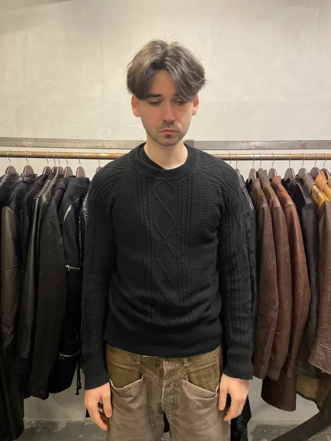 SS2012 Acne Studios Black Mozaic Sweater GpLZJVd 1