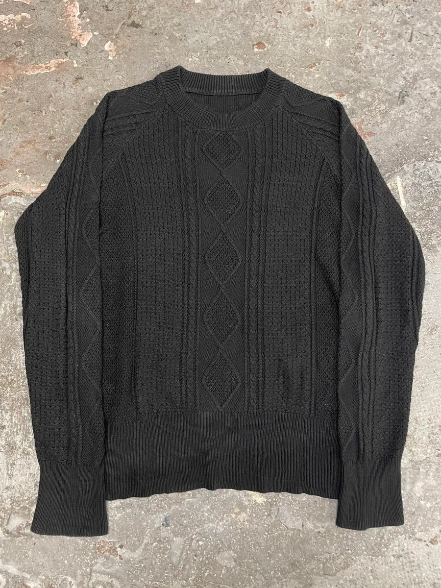 SS2012 Acne Studios Black Mozaic Sweater (M/L) GpLZJVd 6