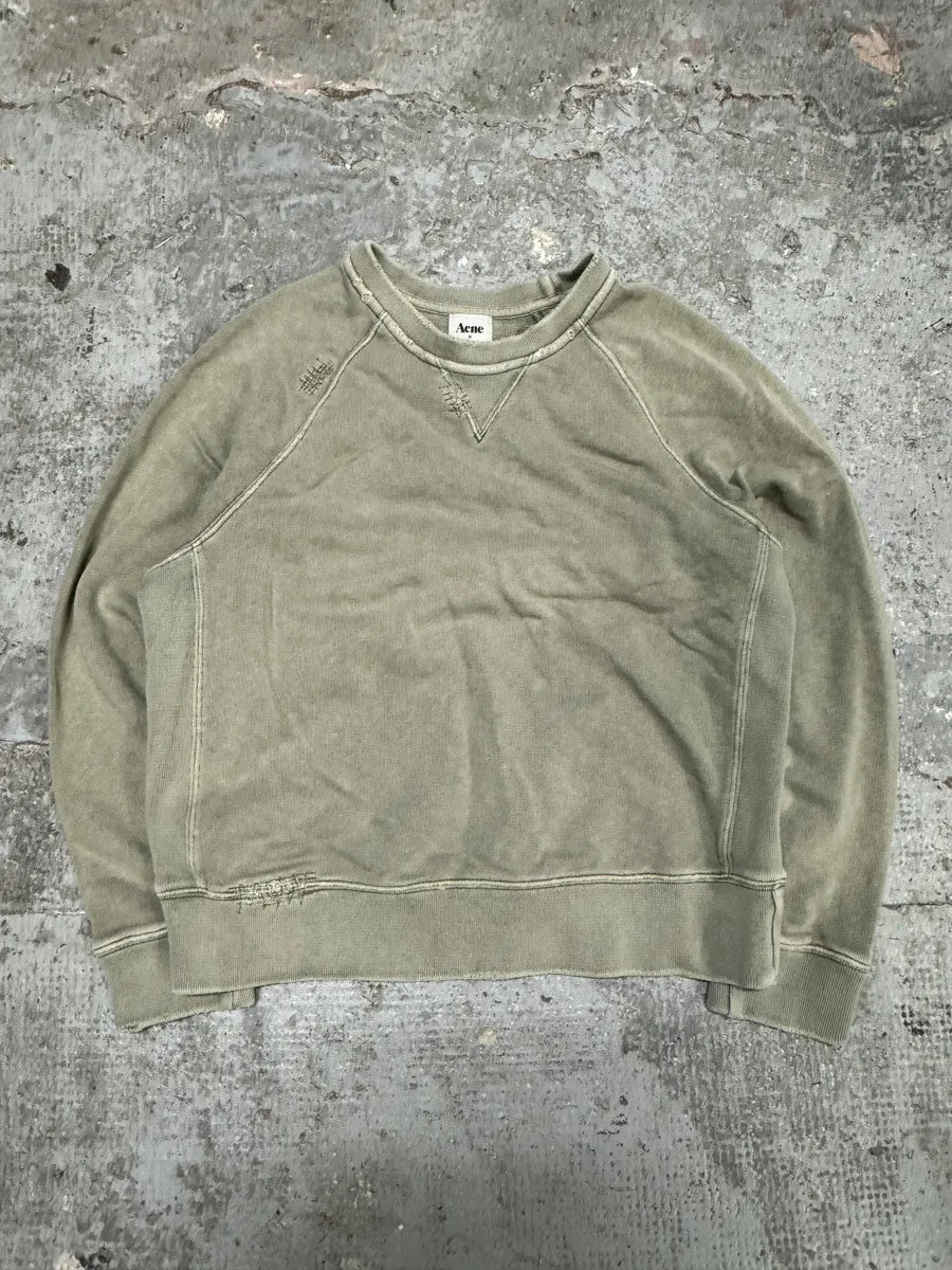 SS2012 Acne Studios College Vintage Grey Pastel Sweater (S/M) YPcjrIs 0