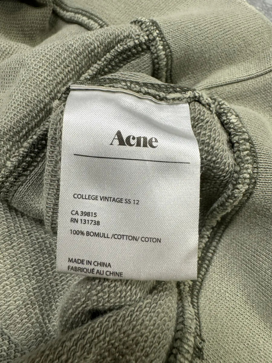 SS2012 Acne Studios College Vintage Grey Pastel Sweater (S/M) YPcjrIs 5