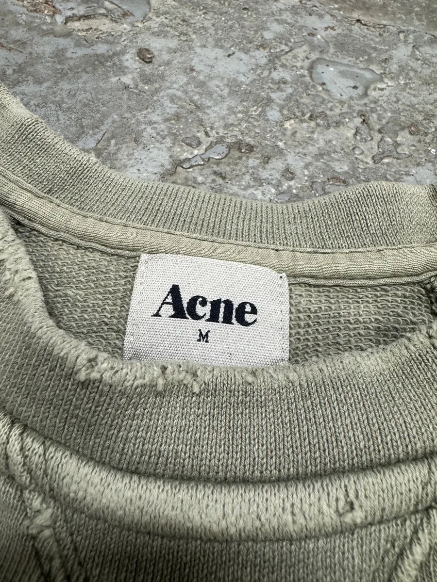 SS2012 Acne Studios College Vintage Grey Pastel Sweater (S/M) YPcjrIs 7