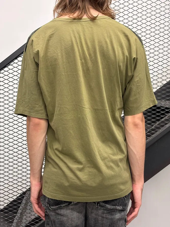 SS2012 Alexander McQueen Khaki Oversized Butterfly Print T-Shirt VOzjMFv 2