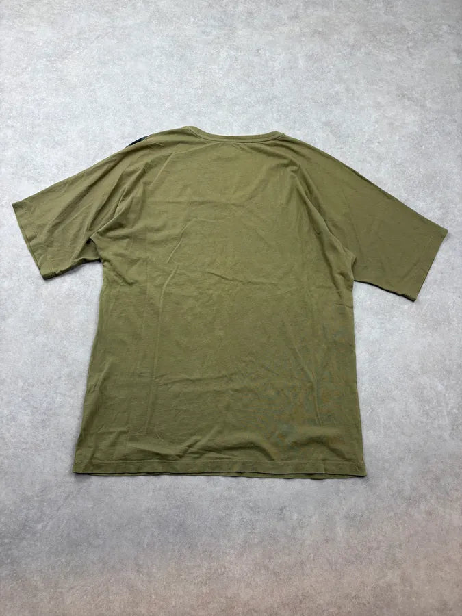 SS2012 Alexander McQueen Khaki Oversized Butterfly Print T-Shirt VOzjMFv 5