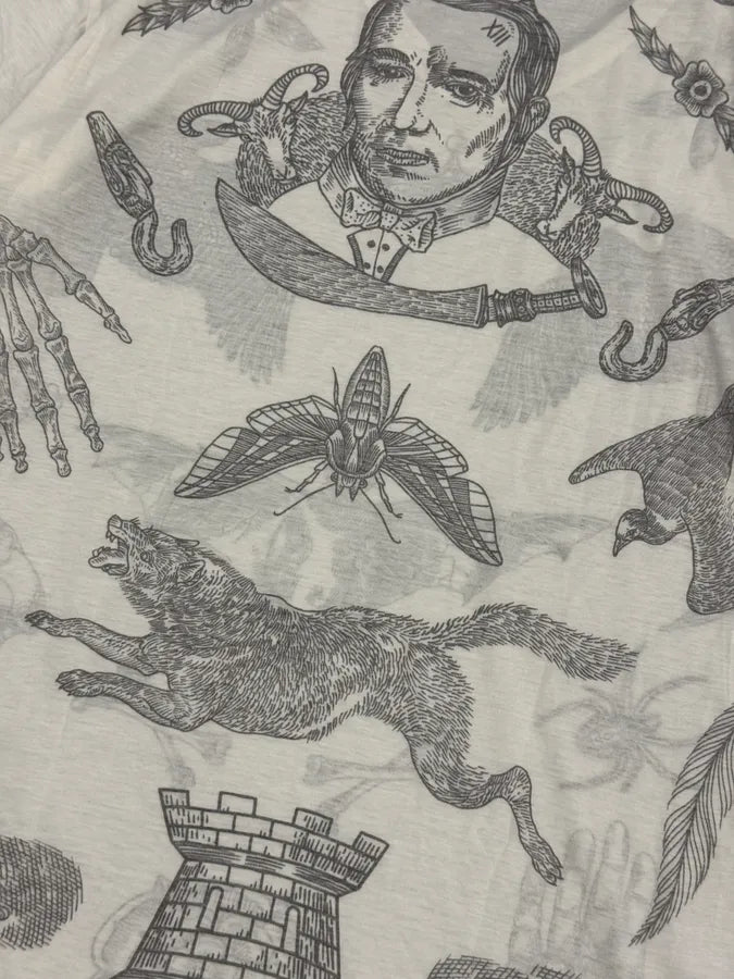 SS2012 Alexander Mcqueen V Neck White Symmetrical T-Shirt hborjUo 4