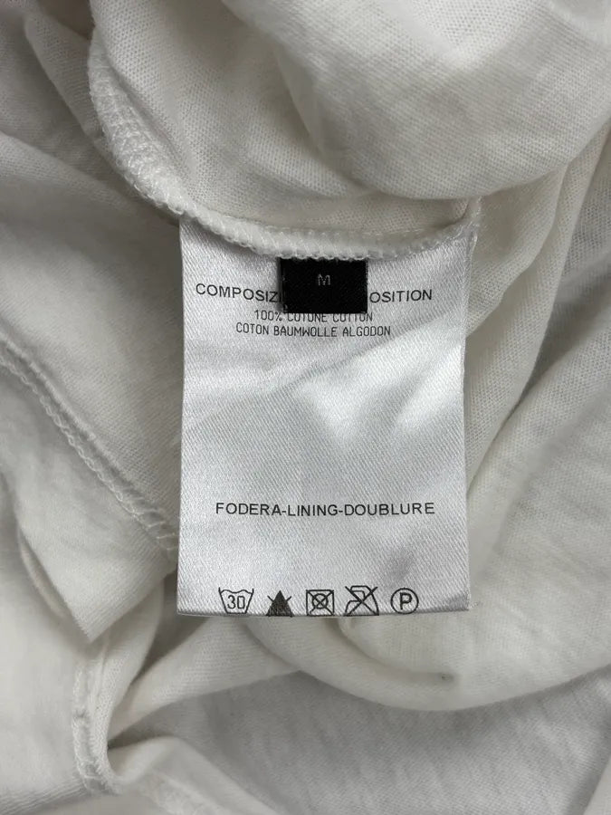 SS2012 Alexander McQueen White Trompe L’Oeil Corset Officer T-Shirt wpupfsJ 8