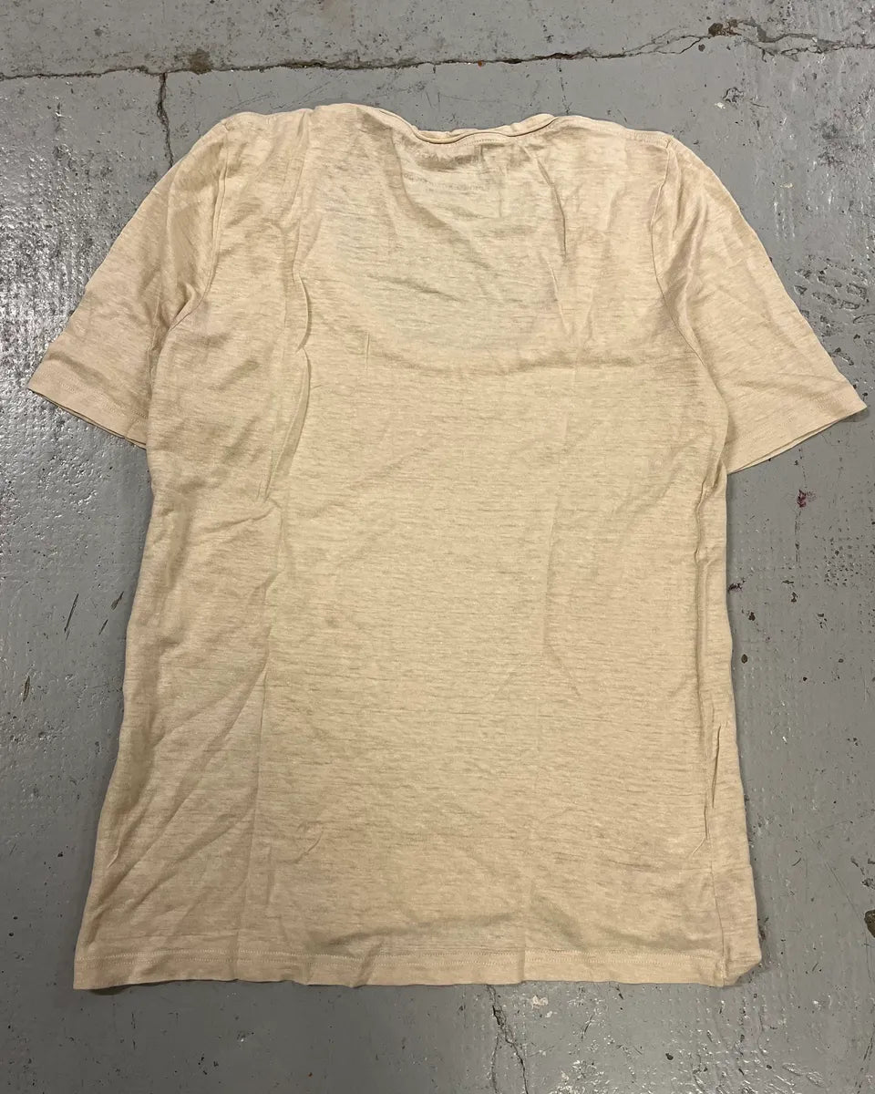 SS2012 Balenciaga Beige Ornamental Embroidered T-Shirt AYTzqmY 6