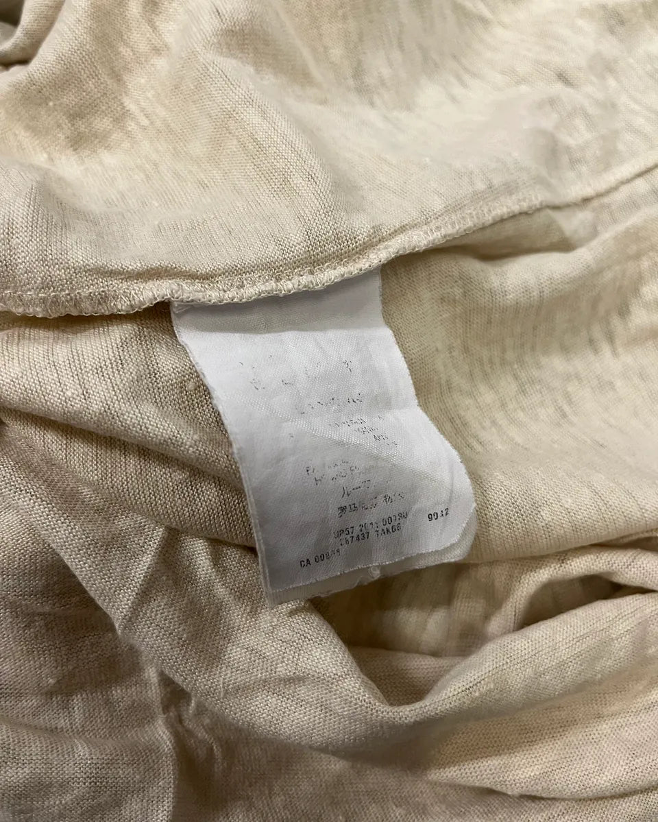 SS2012 Balenciaga Beige Ornamental Embroidered T-Shirt AYTzqmY 8