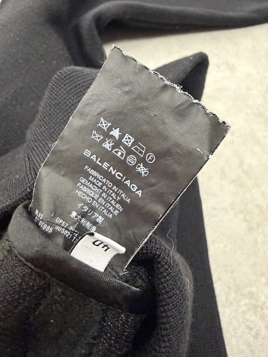 SS2012 Balenciaga Black Contemporary Distressed Sweater qMidAcE 4