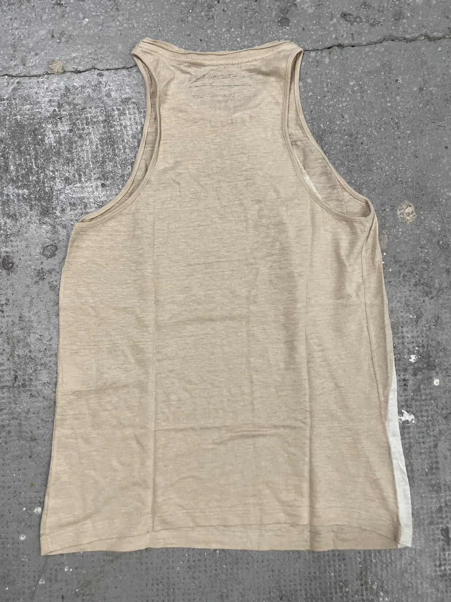 SS2012 Balenciaga Ornament Beige Tank Top (L) 2
