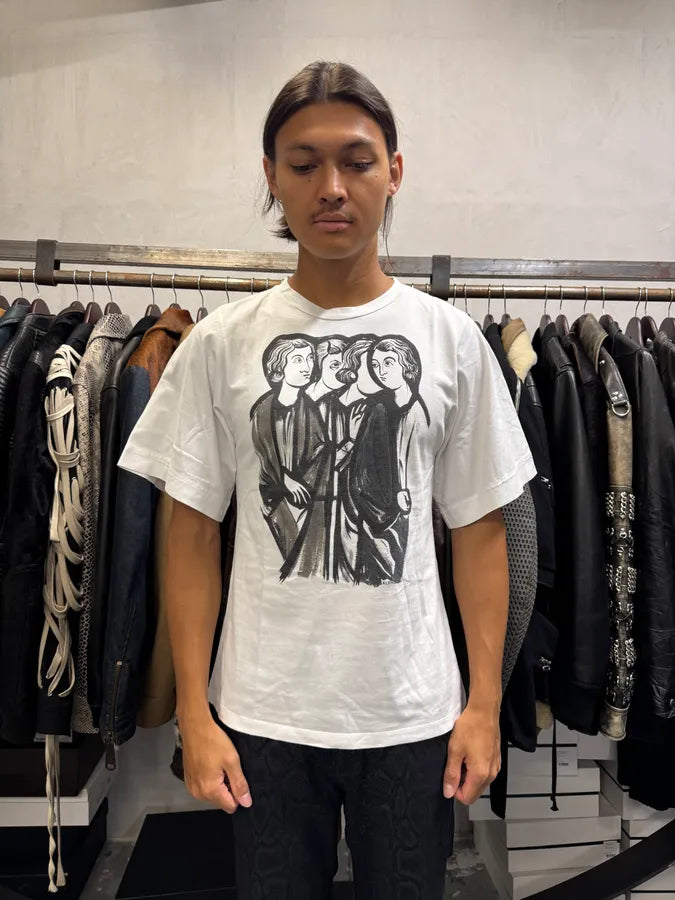 SS2012 Balenciaga White Contemporary T-Shirt IcQBSye 1
