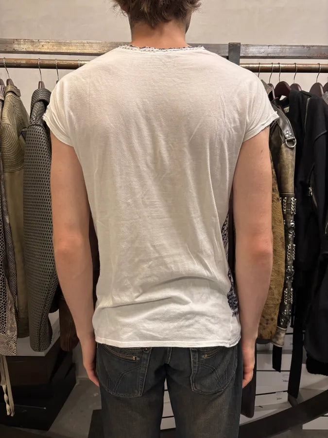 SS2012 Balmain Abstract Eagle Kimono T-Shirt COHlWaV 2