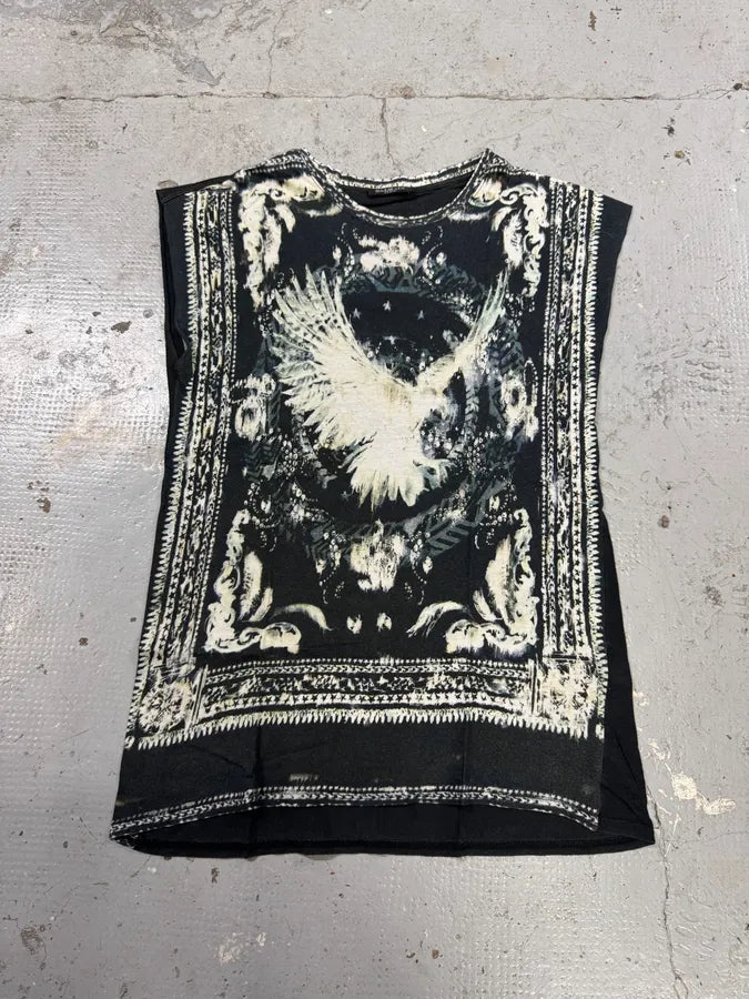 SS2012 Balmain Eagle Aura Contemporary Art Tank Top HfYcetI 0
