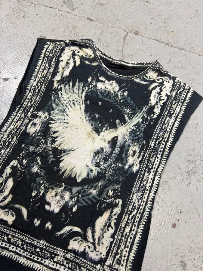 SS2012 Balmain Eagle Aura Contemporary Art Tank Top HfYcetI 2