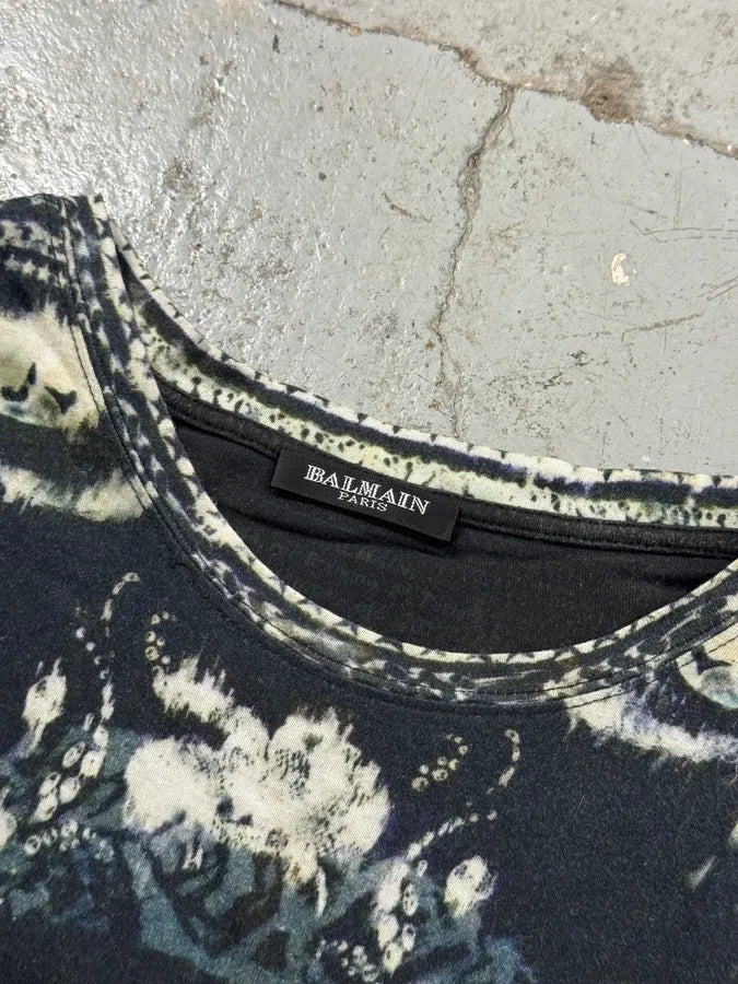 SS2012 Balmain Eagle Aura Contemporary Art Tank Top HfYcetI 4