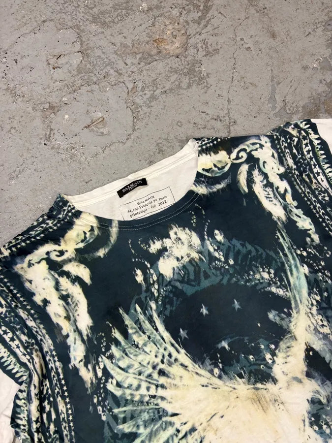 SS2012 Balmain Eagle Contemporary White Tee-Shirt (M/L) ixyLacr 4