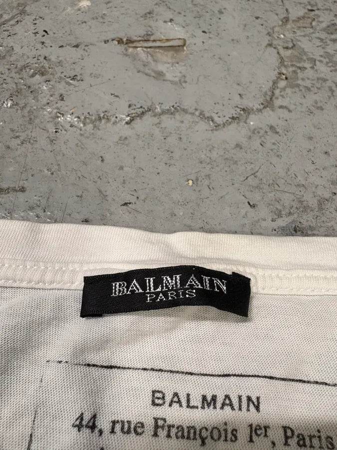 SS2012 Balmain Eagle Contemporary White Tee-Shirt (M/L) ixyLacr 7