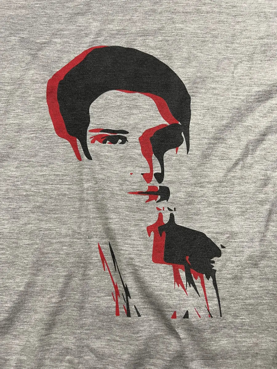 SS2012 Dior Grey Humanoid Red & Black Face Tee-Shirt by Kris Van Assche (M) 7