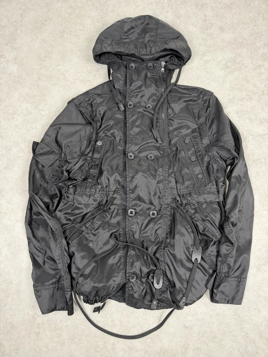 SS2012 Dolce & Gabbana Avant-Garde Prototype Black Detachable Sleeves Jacket bzTvevv 0