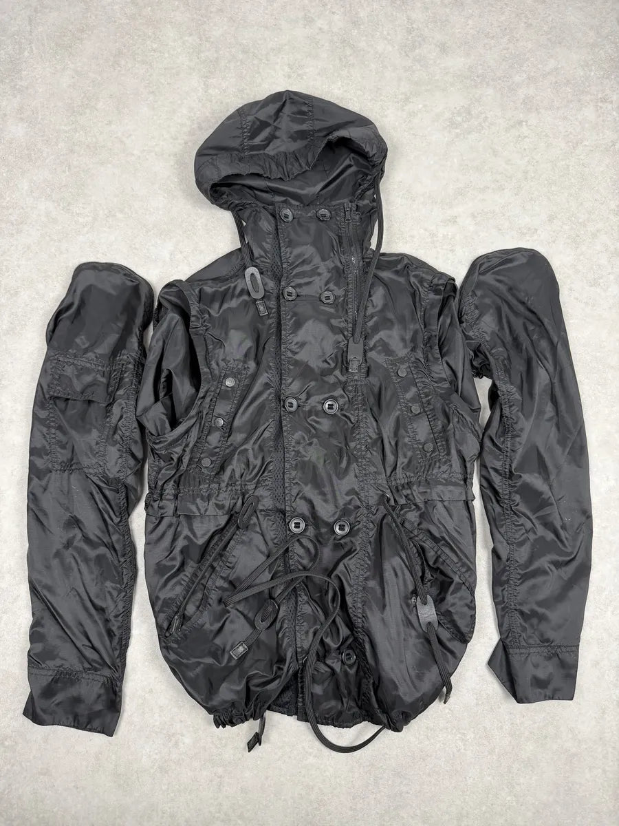 SS2012 Dolce & Gabbana Avant-Garde Prototype Black Detachable Sleeves Jacket bzTvevv 1